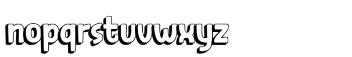 Sign Ron Shadow Font LOWERCASE