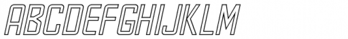 Sign and Display JNL Oblique Font UPPERCASE