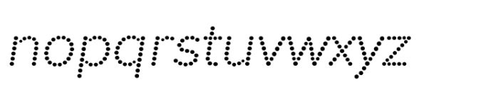 Signage Bold Italic Font LOWERCASE