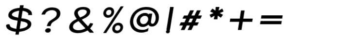 Signalia Extra Bold Italic Font OTHER CHARS