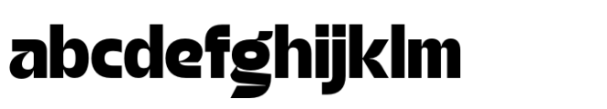 Signate Grotesk Black Font LOWERCASE