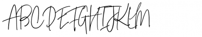 Signature Collection Font UPPERCASE