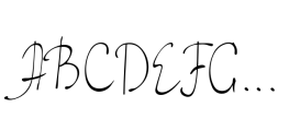 Signature of Incognito Light Font UPPERCASE