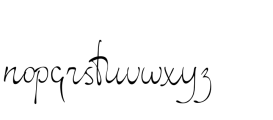 Signature of Incognito Light Font LOWERCASE