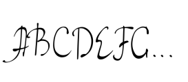 Signature of Incognito Regular Font UPPERCASE
