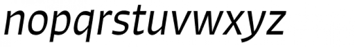 Signo Book Italic Font LOWERCASE