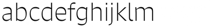 Signo Thin Font LOWERCASE