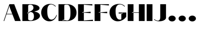 Signora Classica Black Expanded Sans Font UPPERCASE