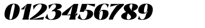 Signora Classica Black Expanded Slant Font OTHER CHARS