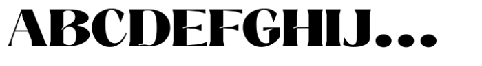 Signora Classica Black Expanded Font UPPERCASE