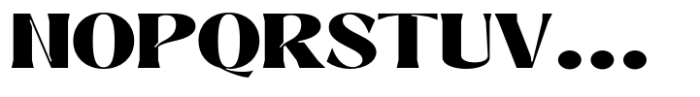 Signora Classica Black Expanded Font UPPERCASE