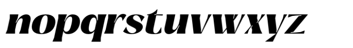 Signora Classica Black Slant Font LOWERCASE