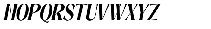 Signora Classica Bold Condensed Slant Font UPPERCASE
