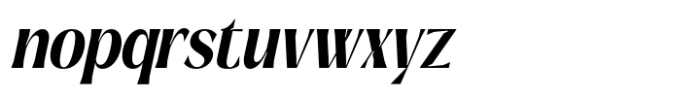 Signora Classica Bold Condensed Slant Font LOWERCASE