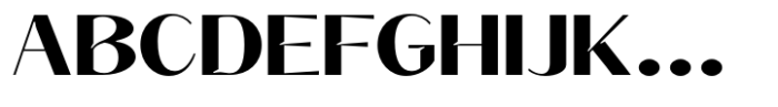 Signora Classica Bold Expanded Sans Font UPPERCASE