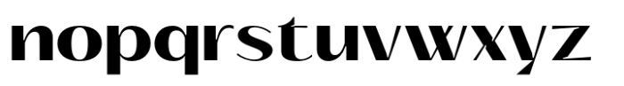 Signora Classica Bold Expanded Sans Font LOWERCASE