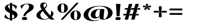 Signora Classica Bold Expanded Font OTHER CHARS