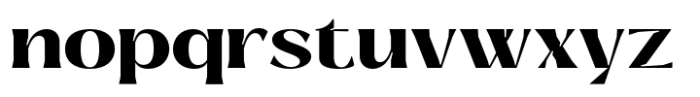 Signora Classica Bold Expanded Font LOWERCASE