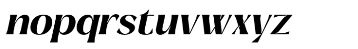 Signora Classica Bold Slant Font LOWERCASE