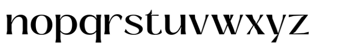 Signora Classica Expanded Font LOWERCASE