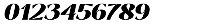 Signora Classica Extra Bold Expanded Slant Font OTHER CHARS