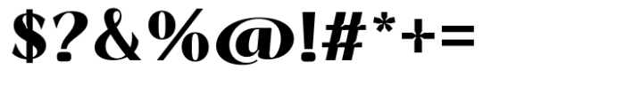 Signora Classica Extra Bold Font OTHER CHARS