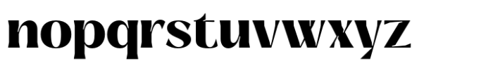 Signora Classica Extra Bold Font LOWERCASE