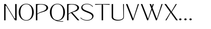 Signora Classica Extra Light Expanded Sans Font UPPERCASE