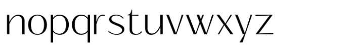 Signora Classica Extra Light Expanded Sans Font LOWERCASE