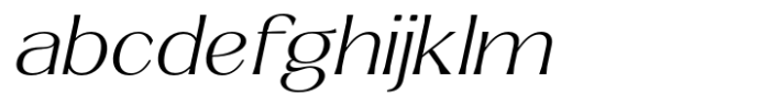 Signora Classica Extra Light Expanded Slant FONT