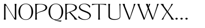 Signora Classica Extra Light Expanded Font UPPERCASE