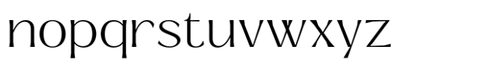 Signora Classica Extra Light Expanded Font LOWERCASE