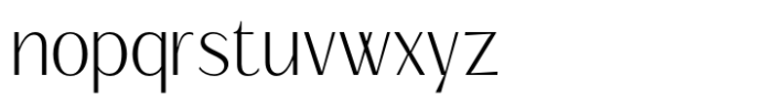 Signora Classica Extra Light Sans Font LOWERCASE