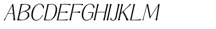 Signora Classica Extra Light Slant Font UPPERCASE