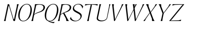Signora Classica Extra Light Slant Font UPPERCASE
