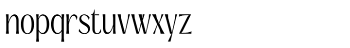 Signora Classica Light Condensed Font LOWERCASE