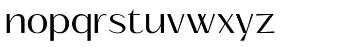 Signora Classica Light Expanded Sans Font LOWERCASE
