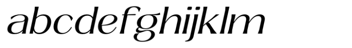 Signora Classica Light Expanded Slant FONT