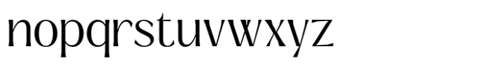 Signora Classica Light Font LOWERCASE
