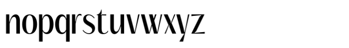 Signora Classica Medium Condensed Sans Font LOWERCASE