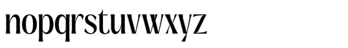 Signora Classica Medium Condensed Font LOWERCASE