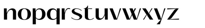 Signora Classica Medium Expanded Sans Font LOWERCASE
