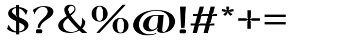Signora Classica Medium Expanded Font OTHER CHARS