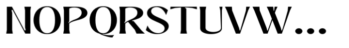 Signora Classica Medium Expanded Font UPPERCASE