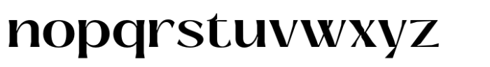 Signora Classica Medium Expanded Font LOWERCASE
