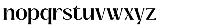 Signora Classica Medium Font LOWERCASE