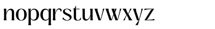 Signora Classica Regular Font LOWERCASE