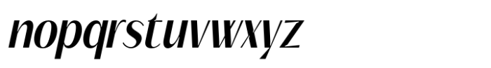 Signora Classica Semi Bold Condensed Slant Sans Font LOWERCASE