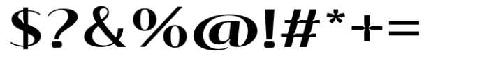 Signora Classica Semi Bold Expanded Sans Font OTHER CHARS