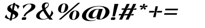 Signora Classica Semi Bold Expanded Slant Font OTHER CHARS